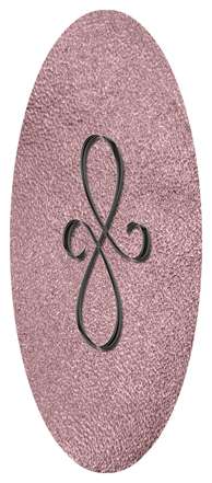 Black Scroll Shimmer Orchid